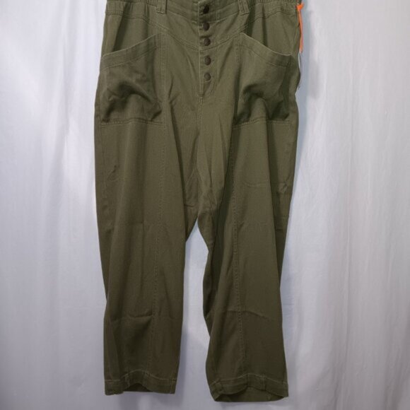 KNOX ROSE WOMEN'S VINE LEAF BUTTON FLY PANTS - Picture 13 of 14